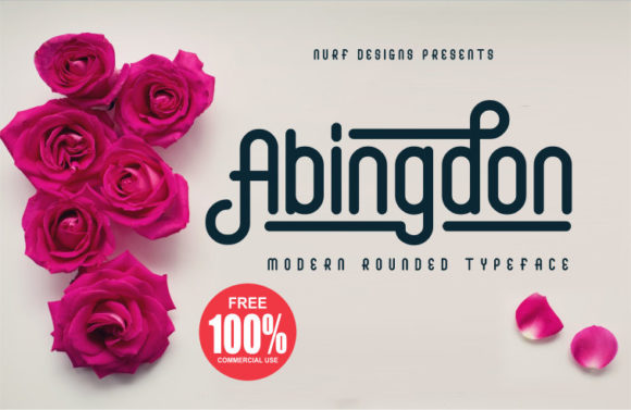 Abingdon Font: A Unique Display Font for Creative Projects