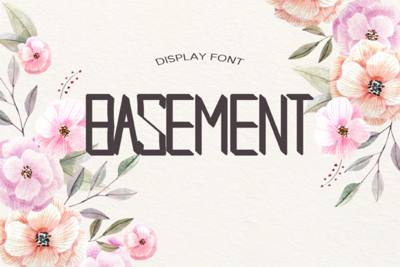Basement Font for Bold Design