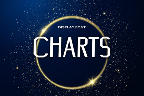 Charts: A Bold Display Font for Futuristic Design
