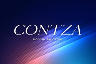 Contza: A Modern Sans Serif Font Inspired by Traditional Sign Painting