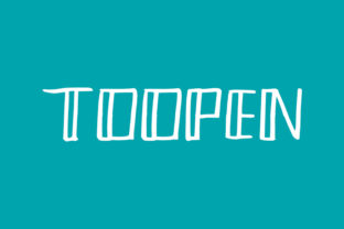 Discover Toopen: A Font That Brings Doodle Art to Life