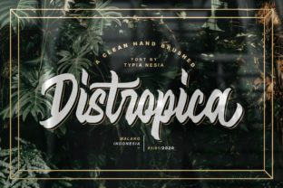 Distropica: A Modern and Enchanting Font for Creative Design