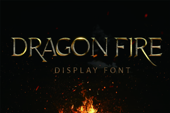 Dragon Fire Font: A Stunning Display Font for Creative Projects