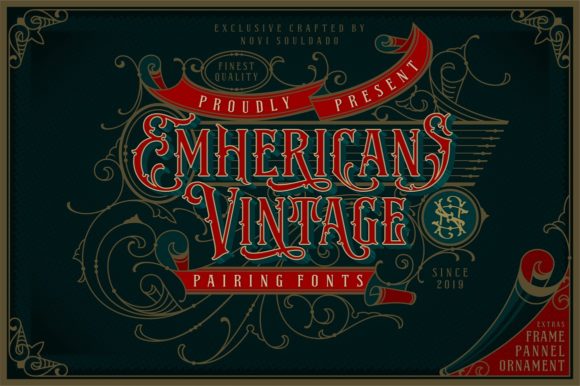 Emhericans Vintage: A Timeless Typographic Statement