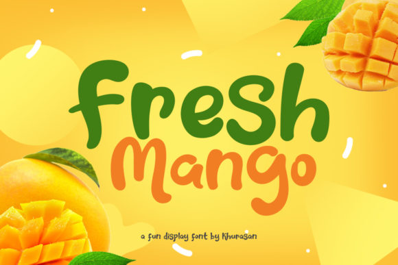 Fresh Mango: A Versatile and Vibrant Display Font for Creative Projects