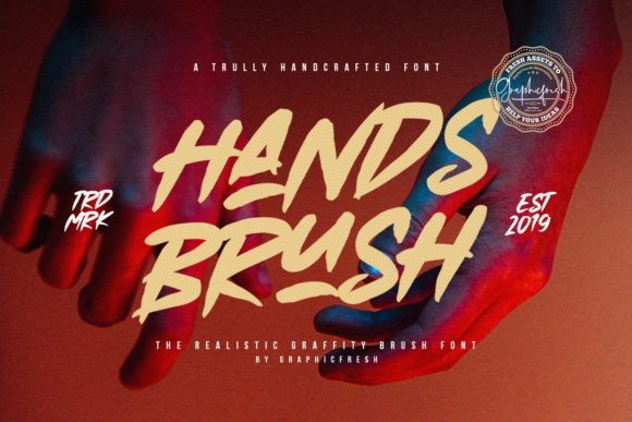 Hands Brush: A Modern Font for Bold Design