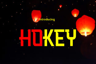 Hokey Font: A Beautiful Square Display Font for Personalized Design