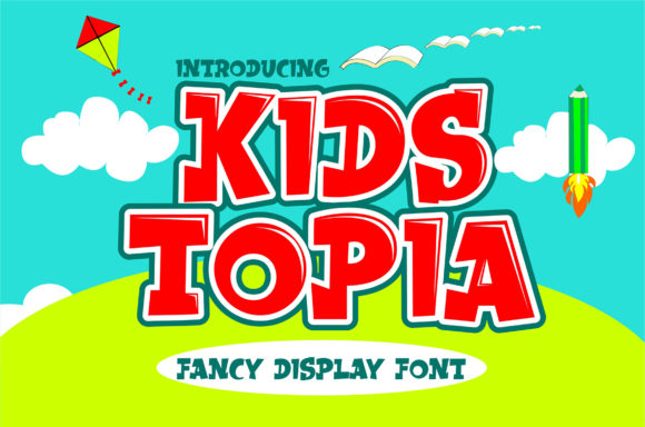 Kidstopia: A Playful Font That Brings Creativity to Life