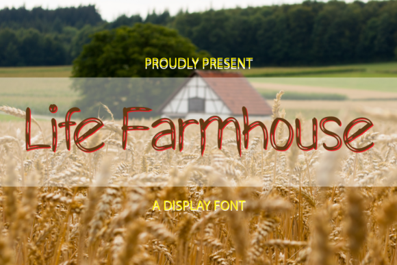 Life Farmhouse Font for Modern Branding and Design