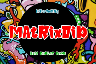 Matrixoid: A Bold Font That Adds Personality to Any Design
