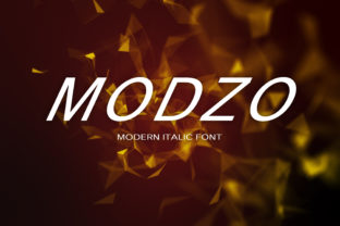 Modzo: A Modern Font Inspired by Tradition