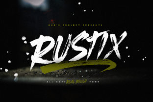 Rustix: A Brush Display Font That Adds Personality to Your Designs