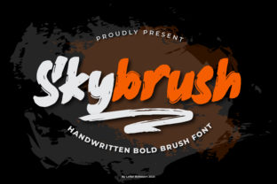 Skybrush: A Bold Brush Font for Creative Expression