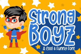 Strong Boyz: A Bold and Fun Display Font for Creative Expression