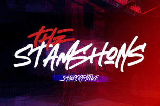 The Stamshons: A Bold Display Font with Contemporary Coolness